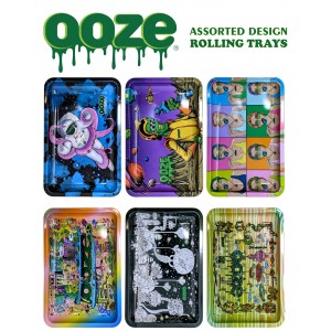 Ooze | Assorted Small Rolling Trays - Designer Series - 6ct Pack [OZTPK-SET1]